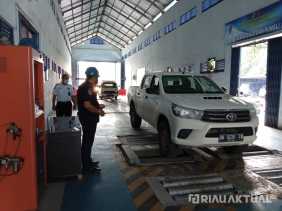 Miliki 25.000 Keping BLUe, Kendaraan Uji KIR di UPT PKB Dishub Pekanbaru Alami Peningkatan