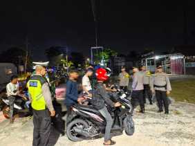 Polsek Siak Hulu Gelar Patroli Antisipasi Geng Motor dan Balap Liar