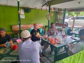 Kapolsek Kandis Gelar Cooling System, Temui Ketua PKDP Kandis untuk Sosialisasi Kamtibmas Pilkada 2024