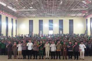 Siap Sukseskan Pemilu 2024, Kapolres Kuansing Hadiri Rakor Satlinmas