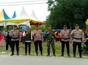 Polsek Tanah Putih Tanjung Melawan Tegakkan Protokol Keamanan Pilkada 2024 dengan Pengamanan Ketat