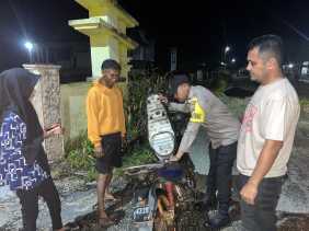 Polsek Gaung Laksanakan Giat KRYD, Pastikan Situasi Kondusif Jelang Pemilu