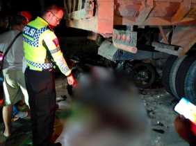 Tabrak Ekor Truk Terparkir, Remaja di Pekanbaru Tewas Ditempat