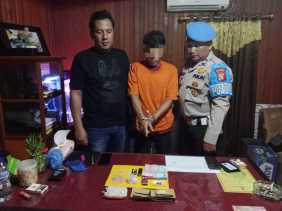 Pengedar Sabu di Kuansing Ditangkap, Polisi Amankan 5 Paket Narkotika Siap Edar