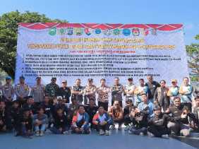 Wujudkan Pemilu Damai, Polres Siak Laksanakan Deklarasi Tertib Berlalu Lintas