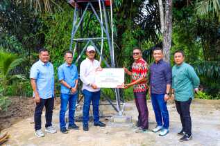 PTPN IV Bangun Sumur Bor di Kampar, Atasi Krisis Air Bersih yang Telah Bertahun-Tahun Melanda