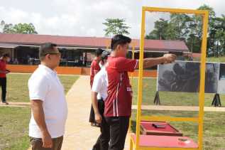 Tim Voli Polres Siak Rayakan Kemenangan dengan Sarapan Bersama dan Latihan Menembak