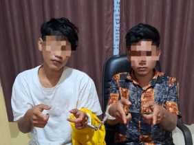 Dua Remaja di Kuansing Ditangkap Polisi karena Diduga Edarkan Ganja