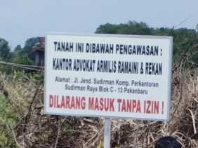 Ada Plang Pengacara di Kawasan Hutan Kampar