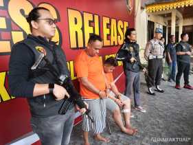 Kabur ke Sumut, Perampok Agen BRI Link di Pekanbaru Ditembak
