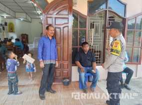 Berikan Rasa Aman, Polsek Rimba Melintang Gelar Patroli di Sejumlah Gereja di Rohil