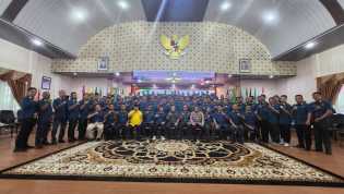 Bupati Rohil Hadiri Pelantikan Koorcam KONI dan Rakerkab 2024, Dorong Peningkatan Prestasi Olahraga