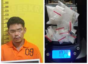 Polsek Seberida Amankan Seorang Terduga Pengedar Sabu
