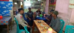 Cooling System Pemilu Damai, Polsek Tempuling Ajak Masyarakat di Kelurahan Sungai Salak Jaga Situasi Kondusif