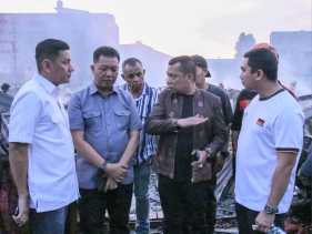 Disperindag Targetkan TPS Pedagang Kebakaran Pasar Cik Puan Rampung Jelang Ramadhan