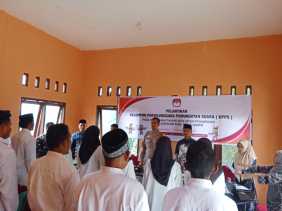 Demi Pilkada Damai, Polsek Langgam Kawal Pelantikan KPPS