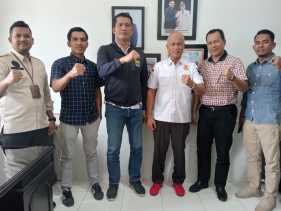 KONI Padang Pariaman Lakukan Studi Banding ke KONI Pekanbaru