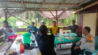 Polsek Bungaraya Ajak Warga Dukung Kamtibmas Jelang Pilkada di Dayang Suri