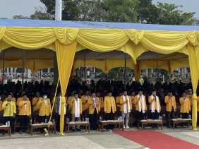 Dihadiri 3500 Orang, Idris Laena Lantik Satkar Ulama Inhil