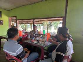 Polsek Sungai Sembilan Sosialisasi Pemilu Damai ke LLMB dan Tokoh Masyarakat