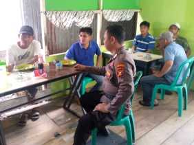 Kanit Binmas Polsek Batang Tuaka Imbau Warga Sungai Piring Jaga Keamanan Menjelang Pilkada 2024