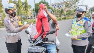 Kedepankan Sikap Edukatif dan Preemtif, Ditlantas Polda Riau Beri Tindakan ke 46 Pengendara