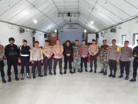 Polres Kuansing Gelar Patroli Gabungan untuk Ciptakan Kondisi Aman Pilkada 2024