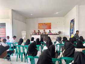 Kapolsek Rambah Gelar Cooling System Ciptakan Kondusifitas Pilkada di Desa Koto Tinggi