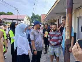 Sampaikan Duka Mendalam, Wako Agung Jenguk Keluarga Korban Kebakaran yang Renggut 4 Nyawa