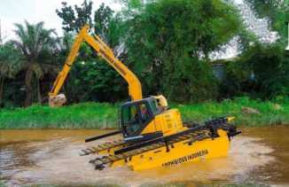 PUPR Pekanbaru Mulai Operasikan Excavator Amfibi Tahun Depan