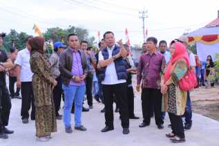 Jalan Purnama Sari Diresmikan, Pemko Pekanbaru Bakal Beri Perhatian Infrastruktur