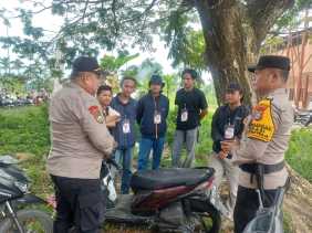 Polres Inhil Imbau Pemilu Damai di Pelabuhan Pelindo Tembilahan
