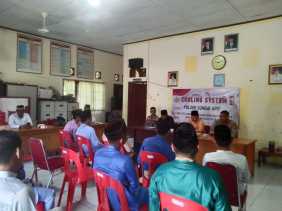 Polsek Sungai Apit Gelar Cooling System, Ajak Warga Wujudkan Pilkada Damai