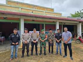 Ipda Andrianto Pantau Langsung TPS di Kecamatan Rimba Melintang