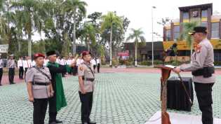 Sertijab di Polres Siak, AKP Tony Armando Jadi Kapolsek Rupat Utara