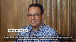 4 Desember, Anies Baswedan Bakal Berkunjung ke Riau