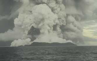 Mengerikan! Seluruh Pulau Berguncang, Letusan Gunung Tonga seperti Bom Atom