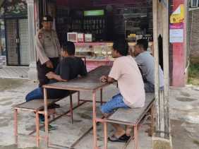 Samapta Polsek Rimba Melintang Imbau Masyarakat Hindari Politik Uang Jelang Pilkada 2024