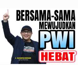 Gagas Fellowship Jurnalisme di PWI HEBAT, Zulmansyah Dipuji Wartawan Senior