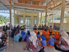 Kapolsek Rambahsamo Gelar Cooling System di TK Negeri Nurmawan, Ajak Warga Sukseskan Pilkada