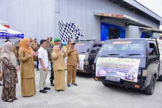 Bupati Bengkalis Resmi Lepas Bantuan Beras CPP 2025 dan Luncurkan Program SPHP