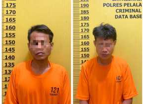 Dua Tersangka Pencurian di Rumah Warga Dibekuk Polres Pelalawan