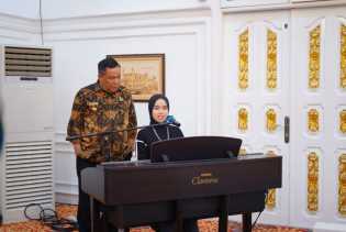 Diundang ke Tanah Kelahiran, Putri Ariani Ramah Tamah dengan Pj Gubri