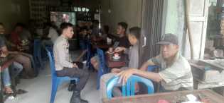 Polsek Tembilahan Hulu Gencar Sosialisasi Pemilu Damai 2024