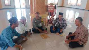 Bhabinkamtibmas Polsek Mandau Berikan Pesan Damai Pasca Pilkada Serentak