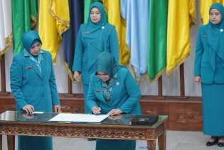 Adrias Hariyanto Dilantik Menjadi Pj Ketua TP PKK Provinsi Riau