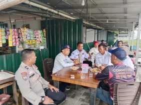 Imbauan Pemilu Damai, Bripka Ismail Ingatkan Warga Lubuk Sakat Tidak Terprovokasi oleh Isu Hoaks