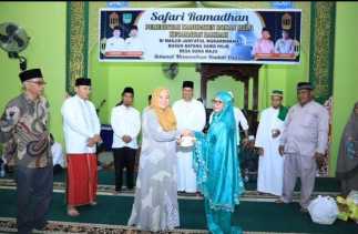 Wabup Rohul Safari Ramadhan di Desa Suka Maju