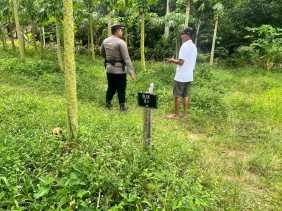 Polsek Bangko Pusako Terus Dukung Asta Cita Lewat Program Ketahanan Pangan