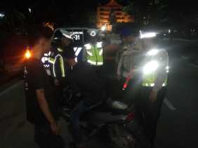 Polres Inhil Patroli Blue Light Kamtibmas Jaga Pilkada